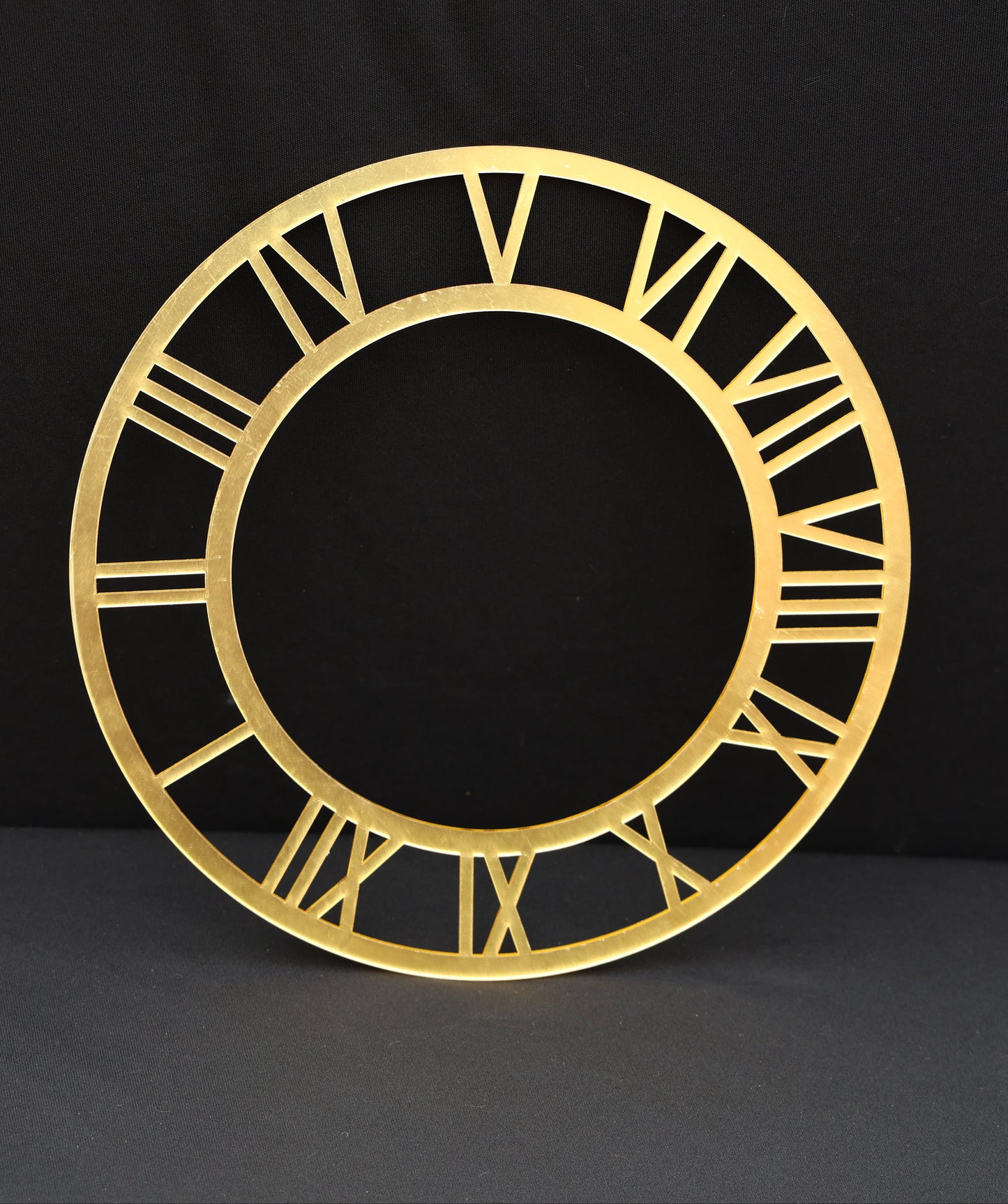 6' golden Roman Ring / Clock ring