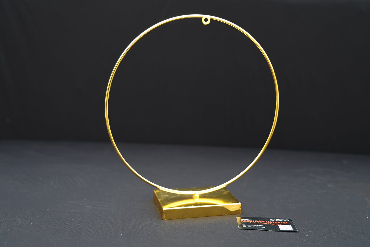 12"metal hoop stand