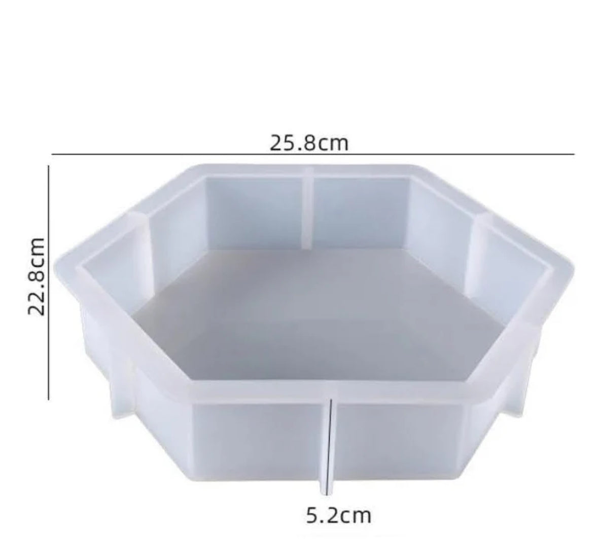 10 inch hexagon deep casting mould