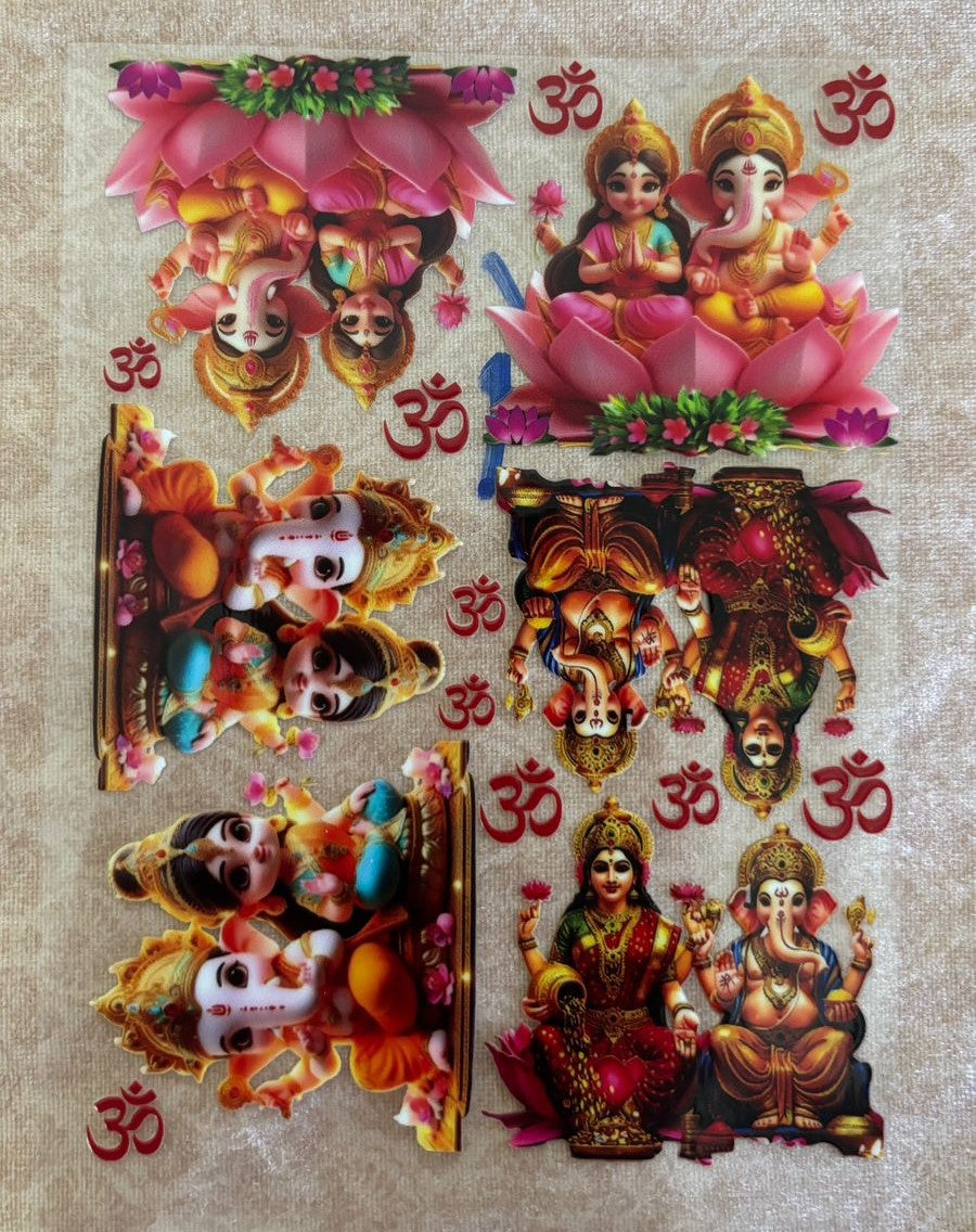 UV Sticker Sheet - 4 (A6 Size)