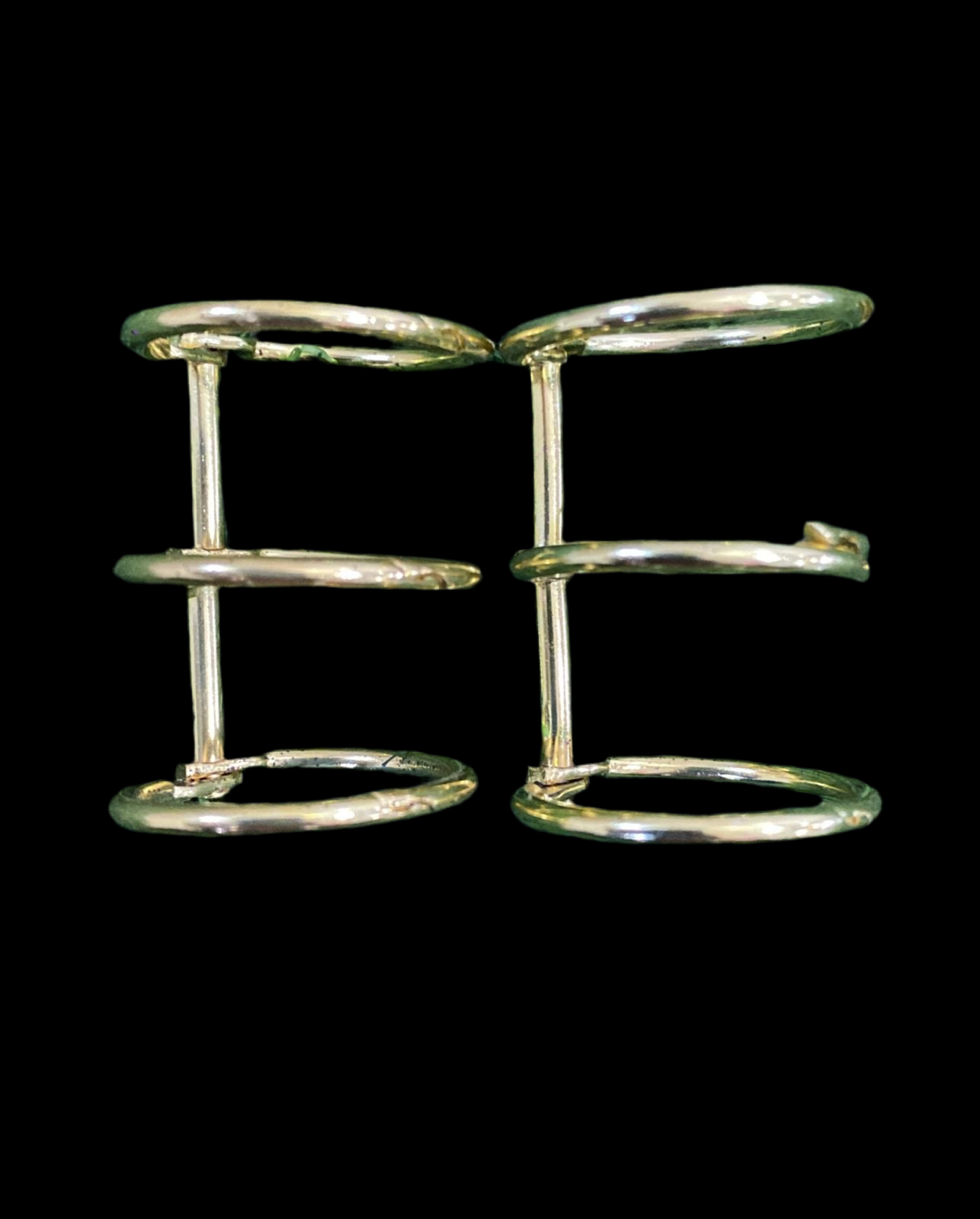 Joint Golden Binder Rings/Diary Rings