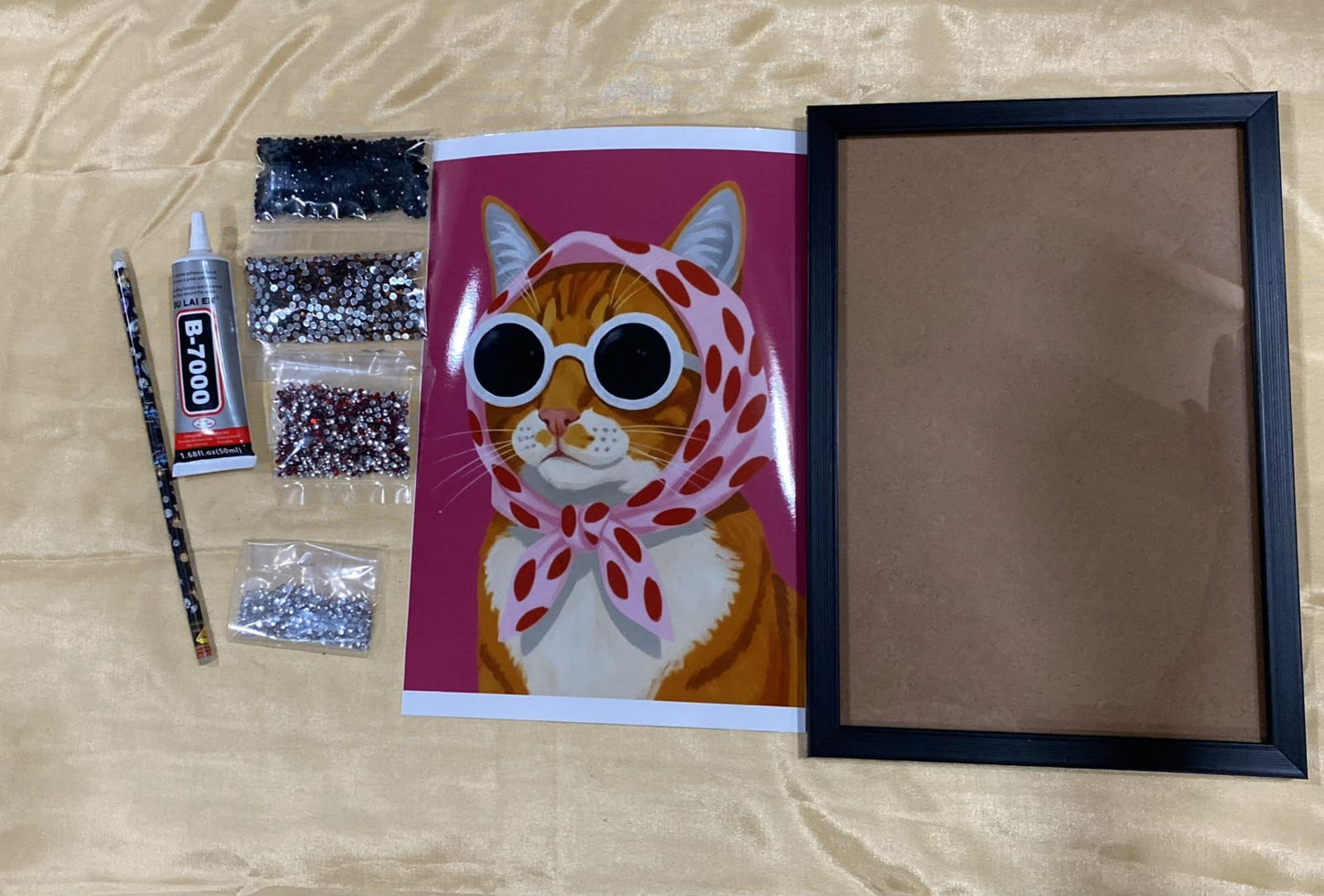 Cat Rhinestone kit
