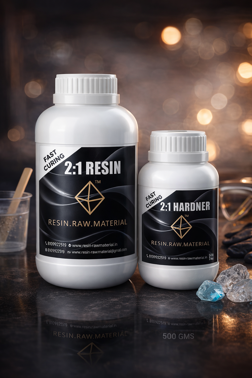 2:1 300gms Resin set