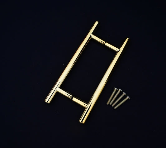 Golden Straight Metal Handle