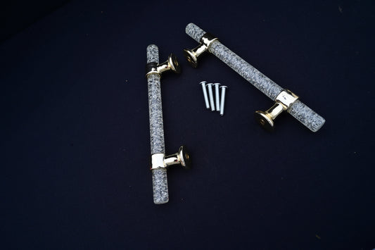 Silver Flakes Handle