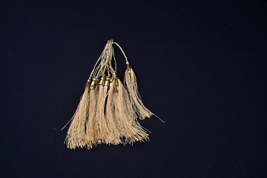 Golden book mark tassel