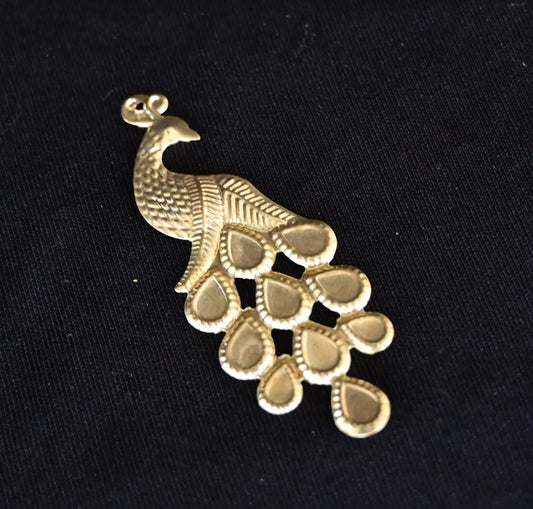 Golden Metal peacock