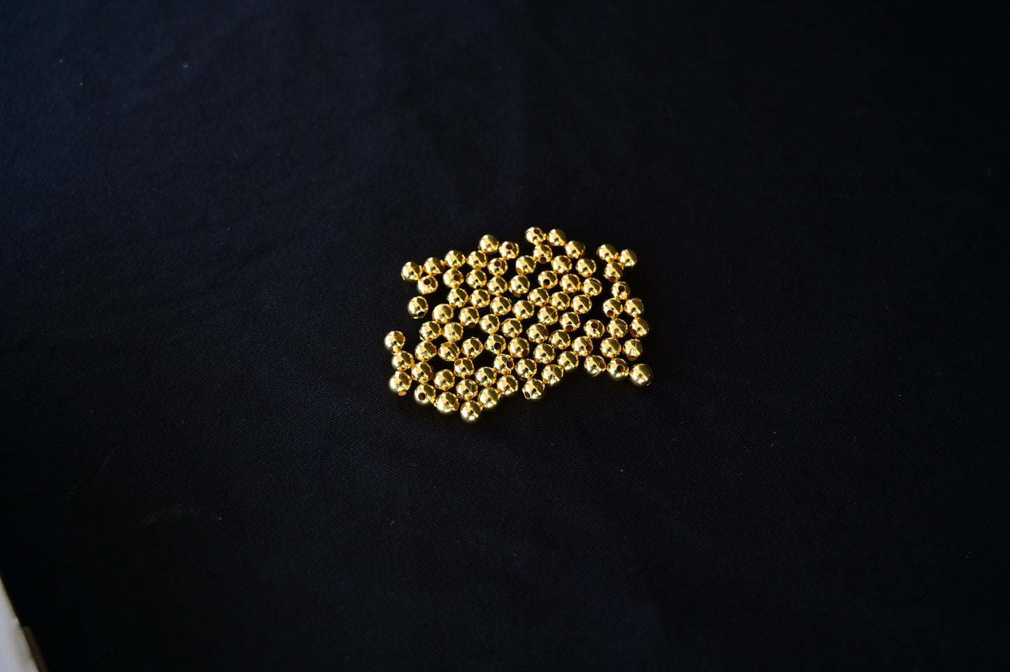 Golden beads