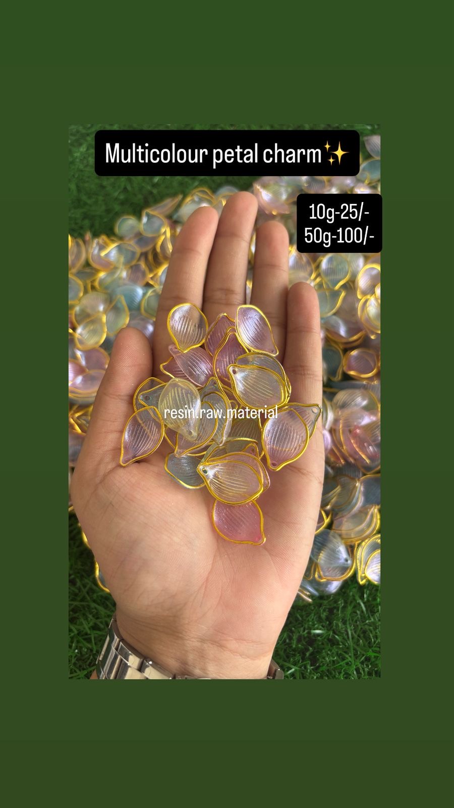 Multicolour Petal Charm