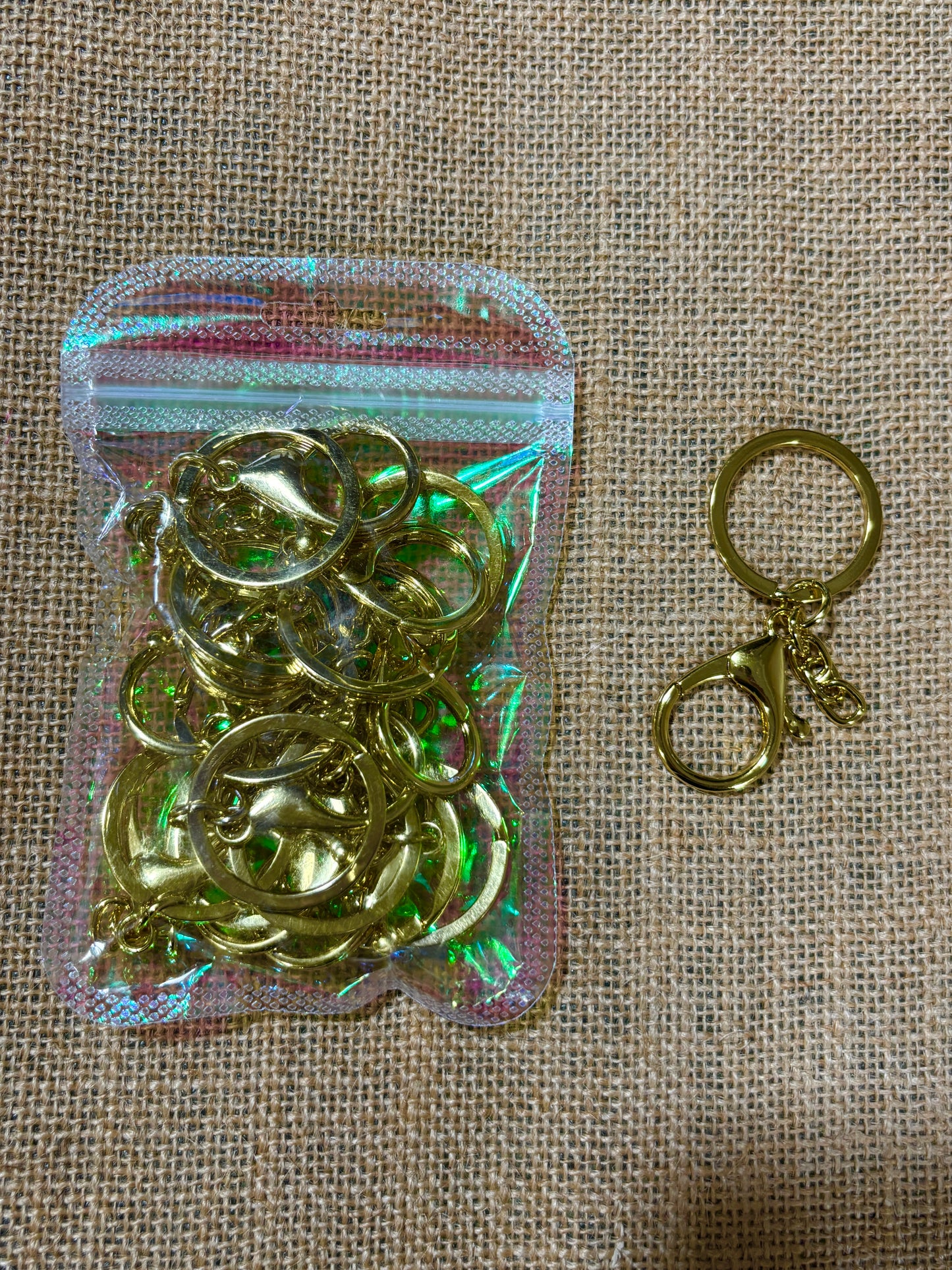 Golden Lobster Keychain