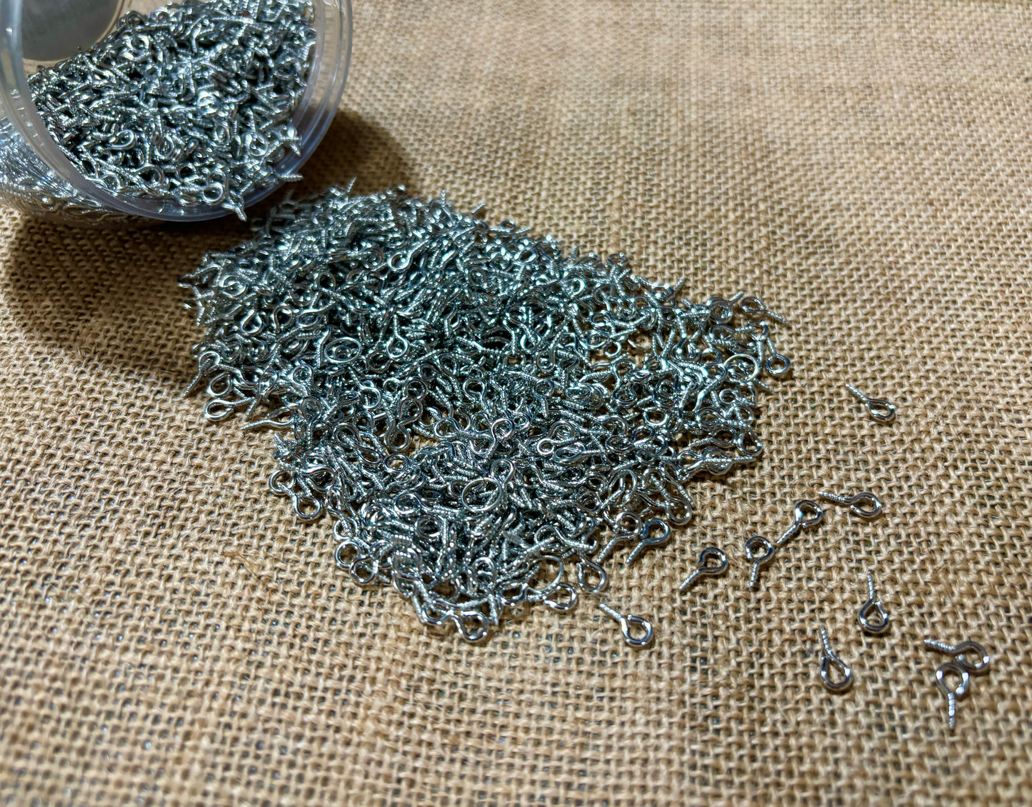 Silver Q pin / Eye Screw