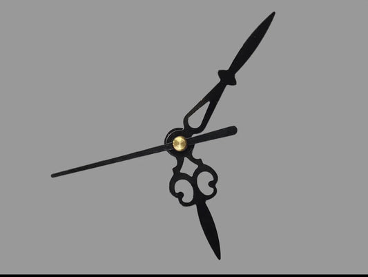 Small Black designer Hands / Clock Needles