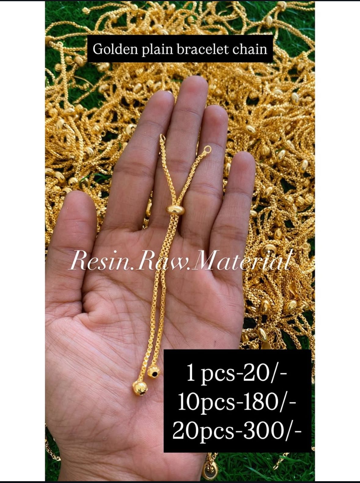 Golden Plain Bracelet