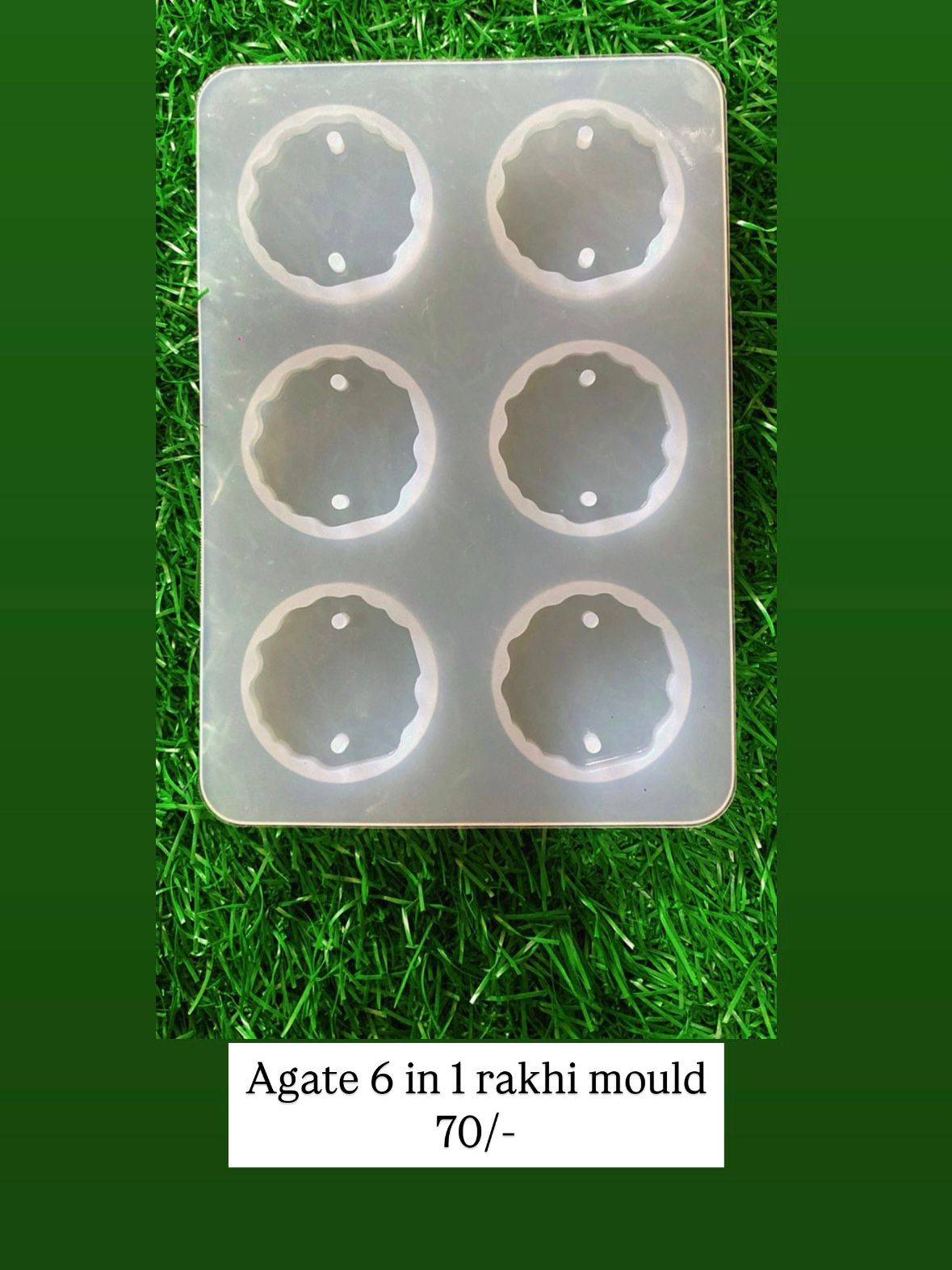Agate 6 in 1 Rakhi / Bracelet Mould