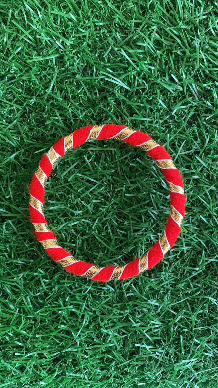 Red plain bangle