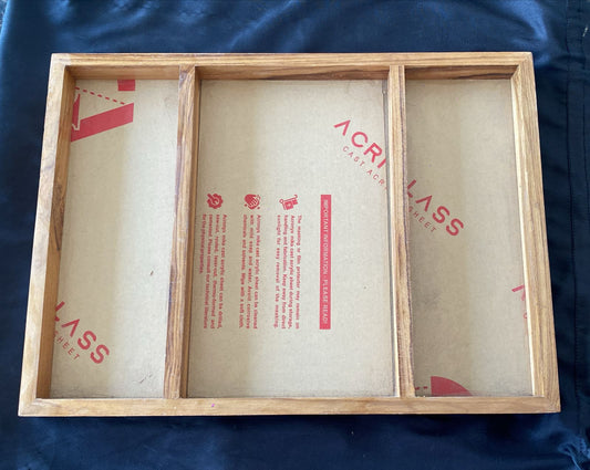 12x16 3 part acrylic sagwan frame