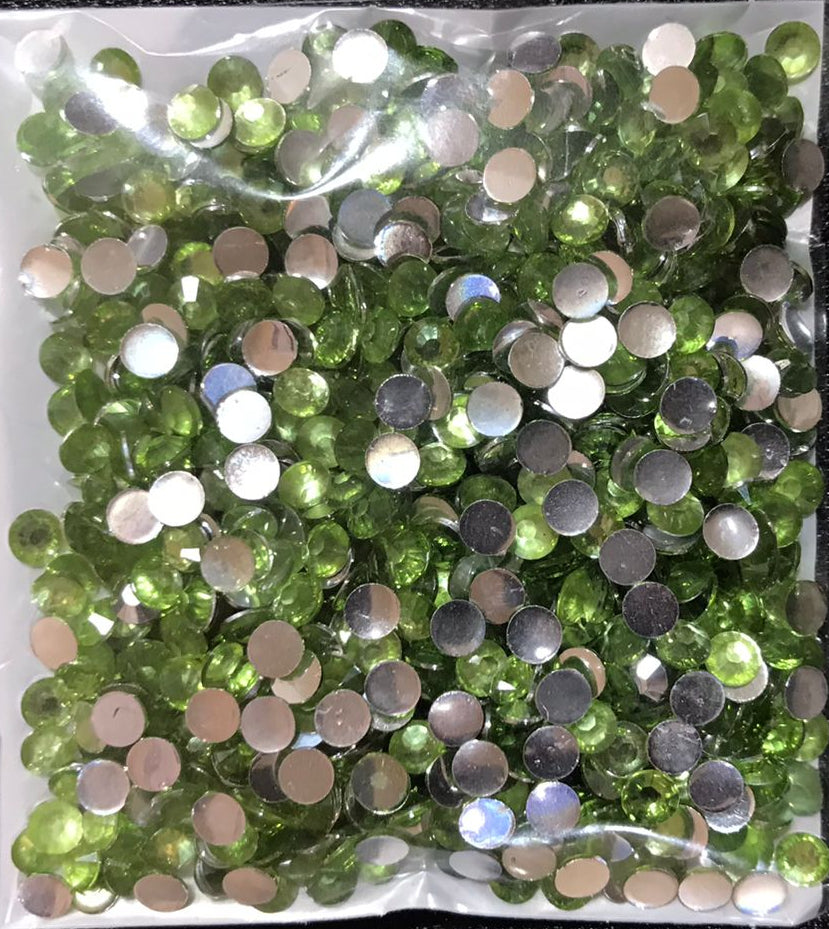 Olive Green Rhinestone