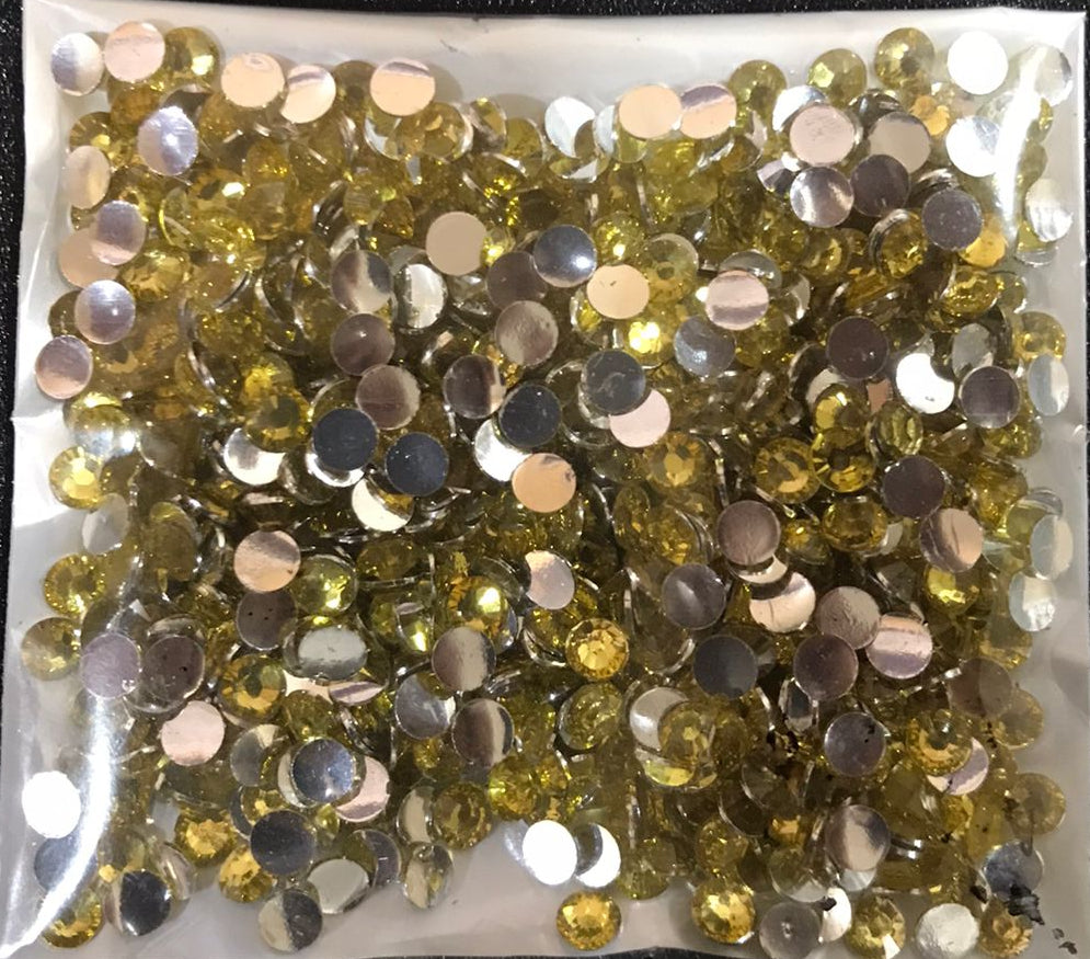 Lime Yellow Rhinestone