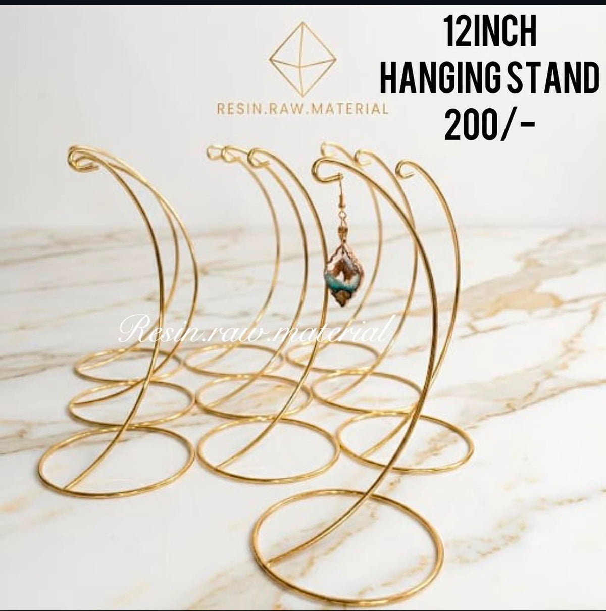 12' Hanging metal Stand