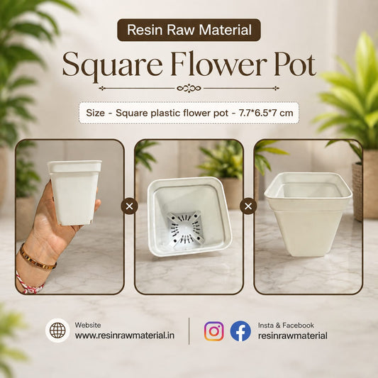 SQUARE FLOWER POT