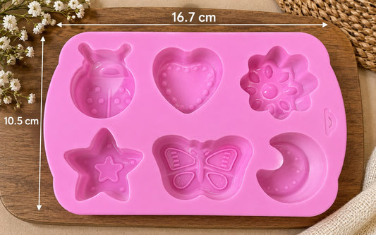 6 Cavity cute concrete mould