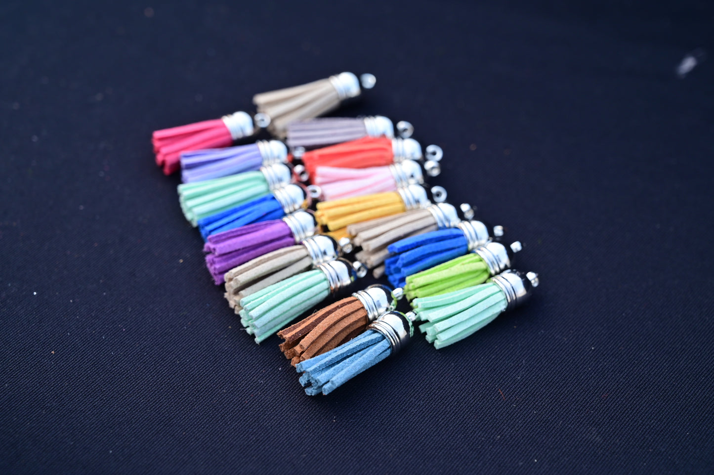 Leather Tessel (Silver cap)