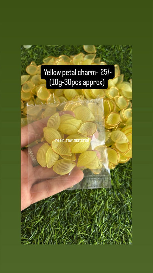 Yellow Petal Charm