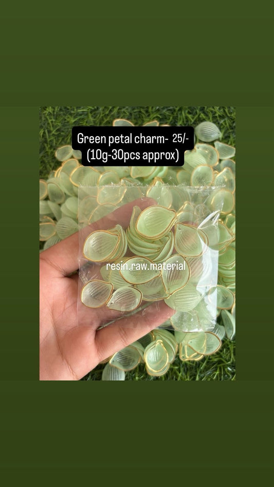 Green Petal Charm