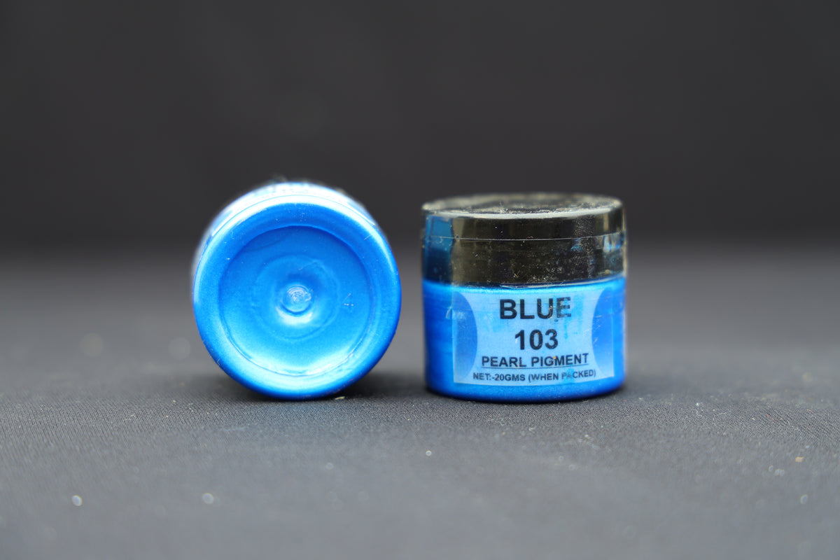 Percel Blue Powder Pearl Blue – Resin Raw Material