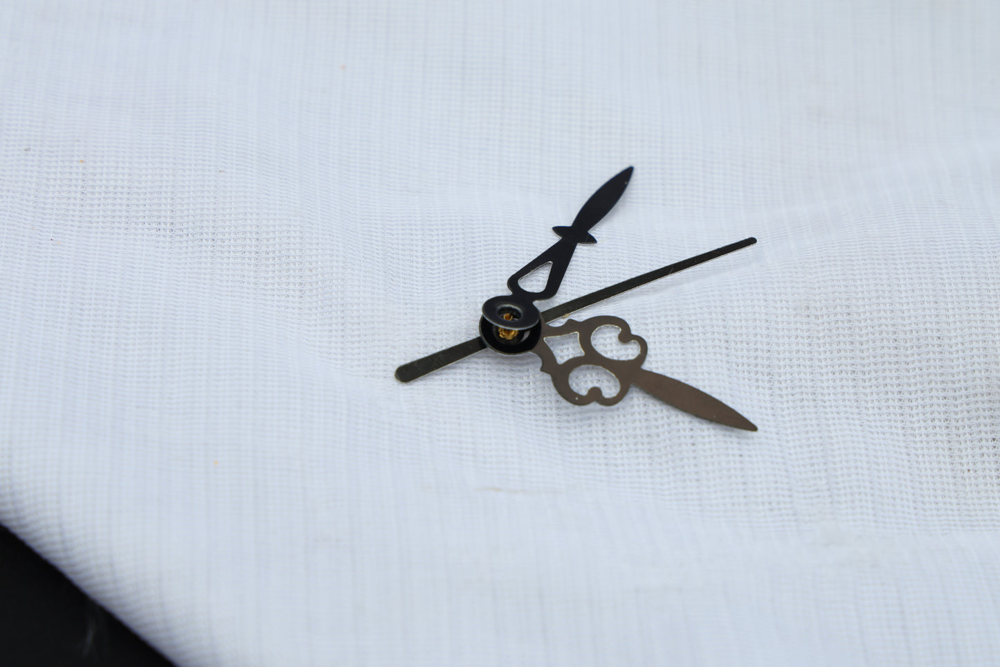 Small Black designer Hands / Clock Needles