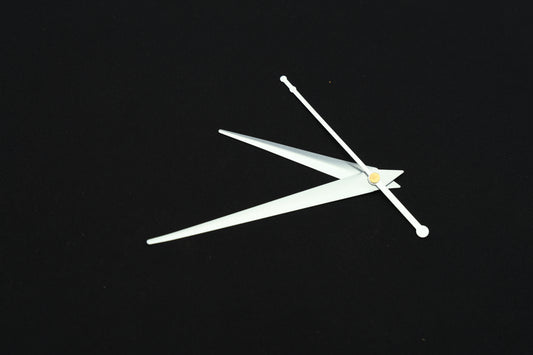 Plain Silver Hands / Clock Needles