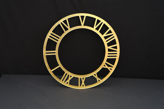 6' golden Roman Ring / Clock ring