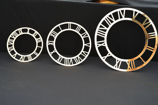 Set of 3 Roman Ring / Clock RIng