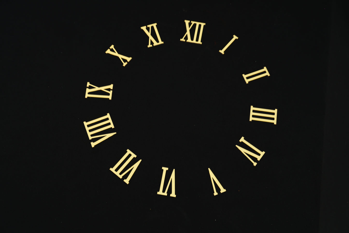 1' Full Roman Number Set (Golden)