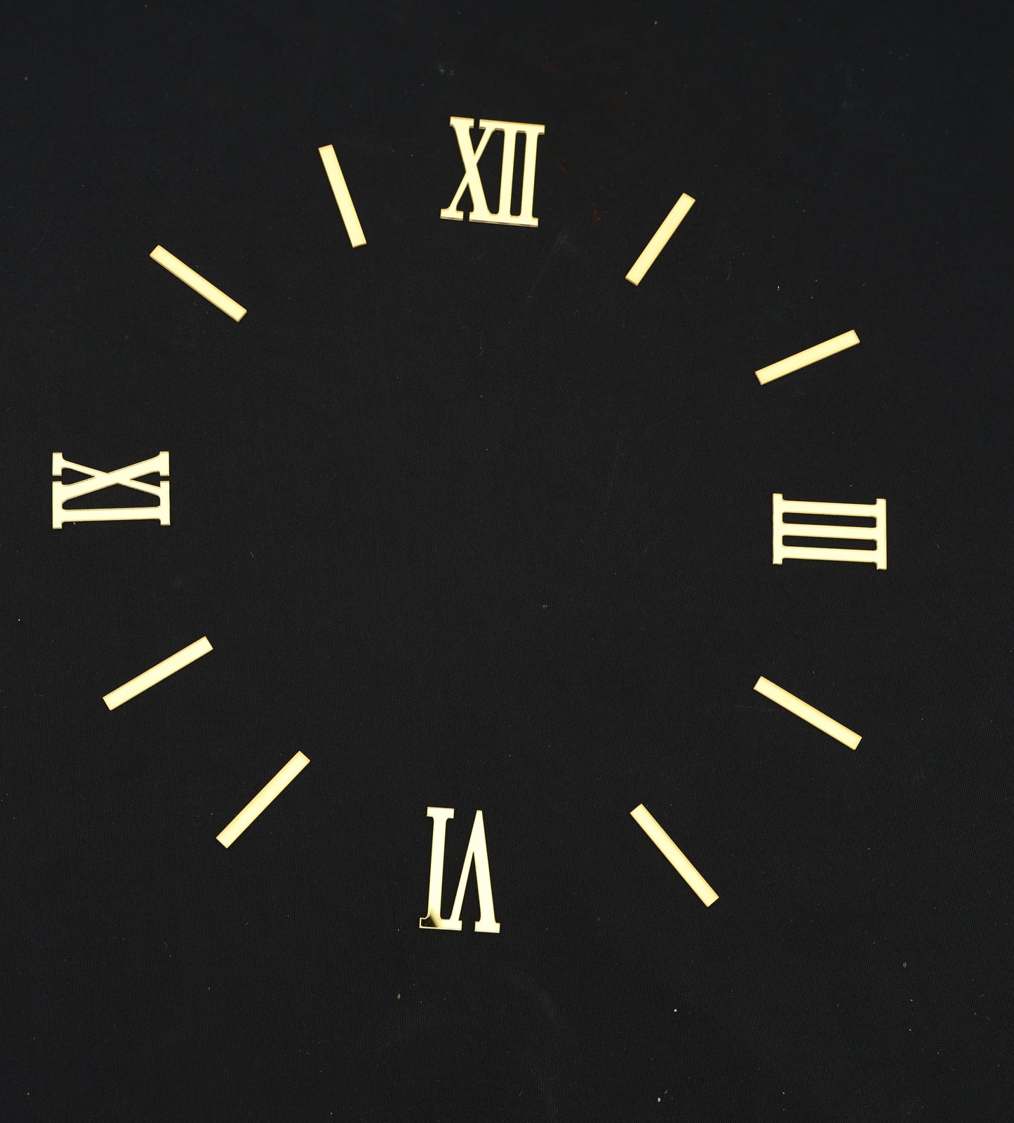 1' Set of 4 roman no. & 8 sticks (Golden)