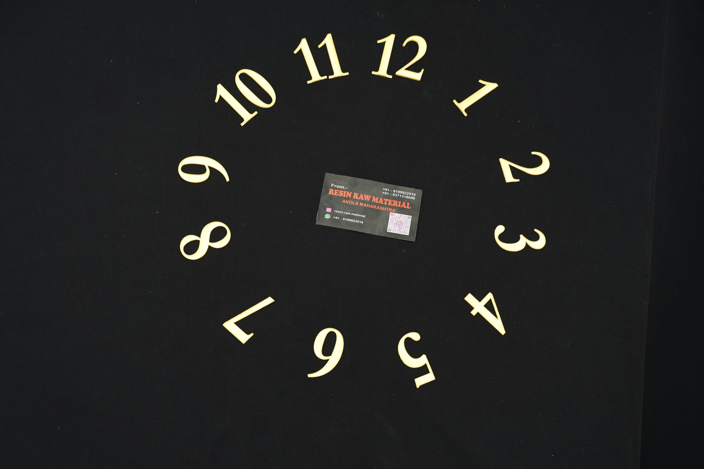 1.5' Full Numeric Number Set (Golden)