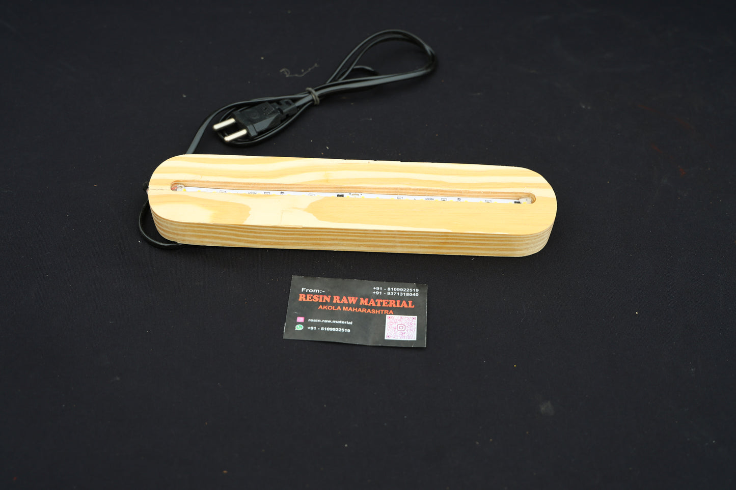 6' Pinewood Led Base