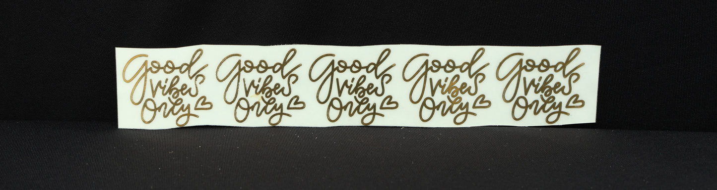 Set of 5 Good Vibes Sticker