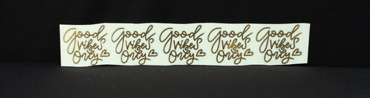 Set of 5 Good Vibes Sticker