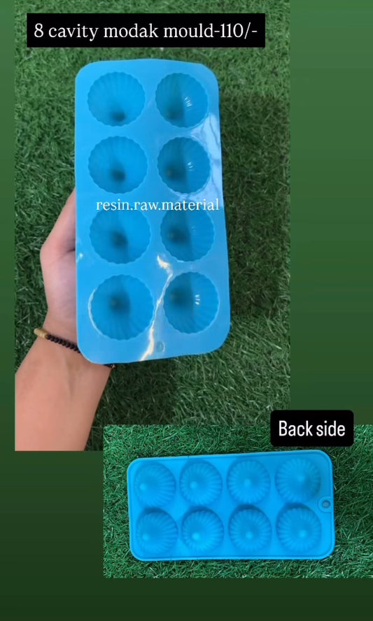 8 in 1 modak candle mould