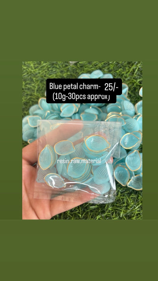 Blue Petal Charm