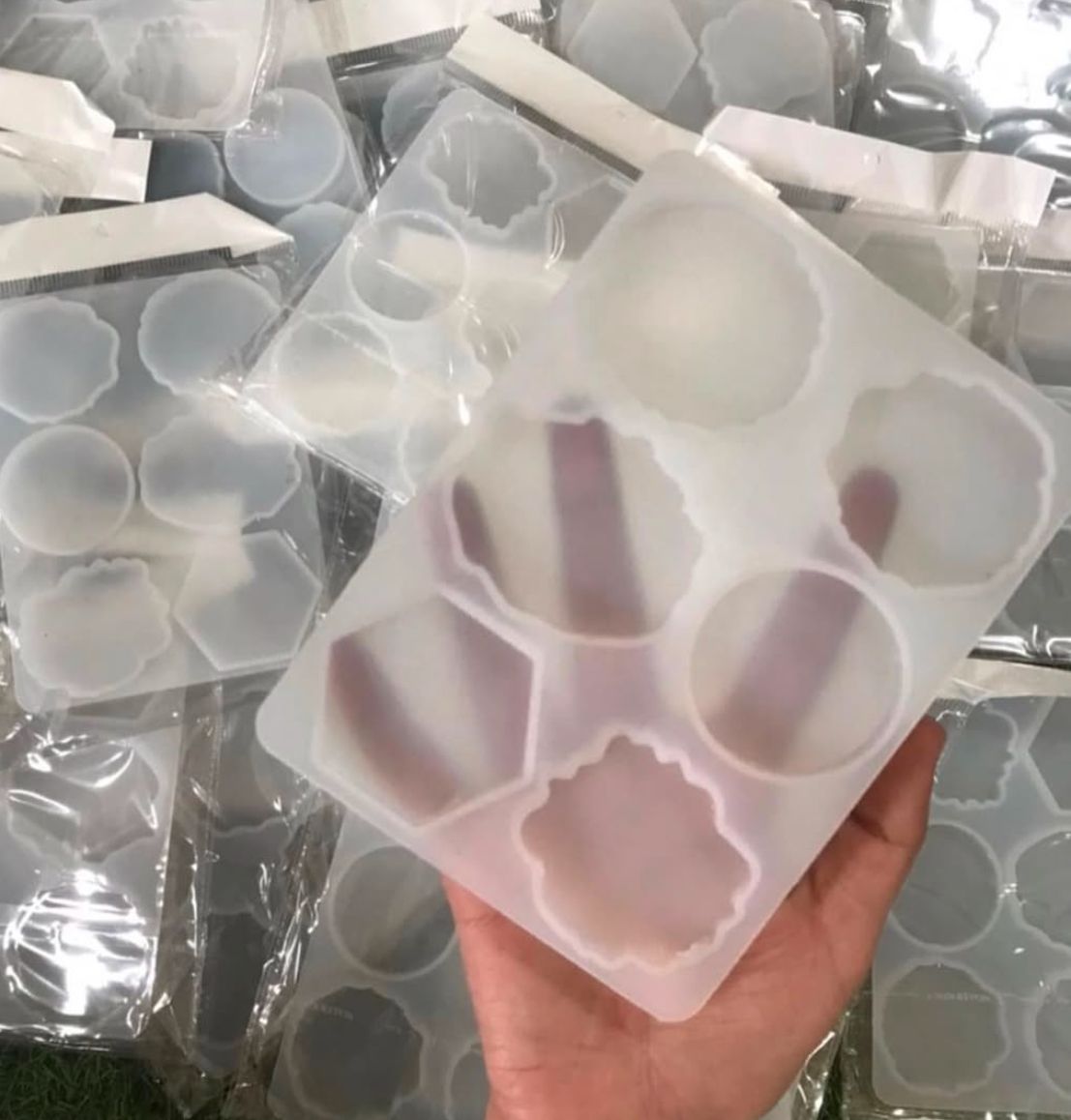6 in 1 coaster mould