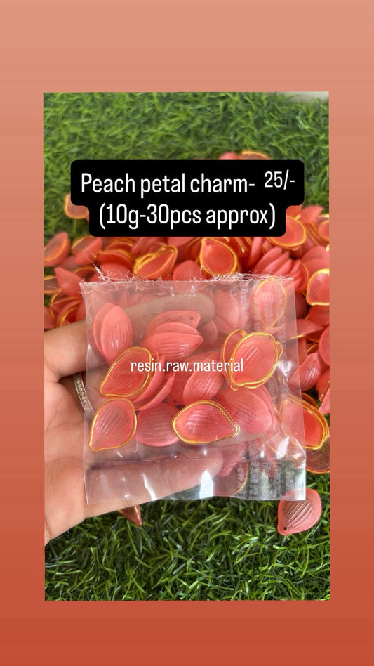 Peach Petal Charm