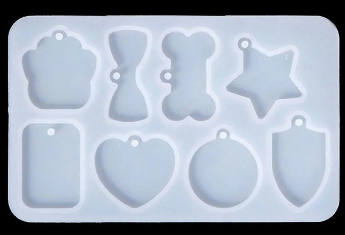 8 in 1 Name Tag Mould