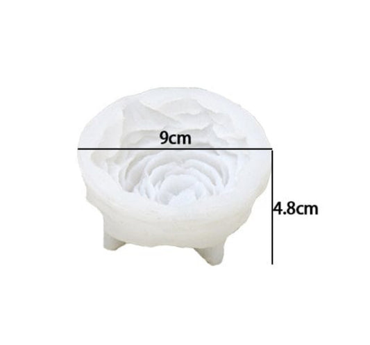 3D Peony Flower Candle Mould