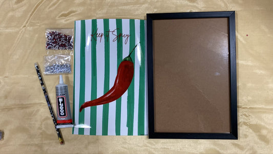 Red Chilli Rhinestone kit