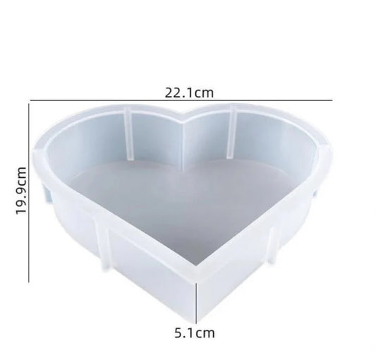 8 inches heart deep casting mould