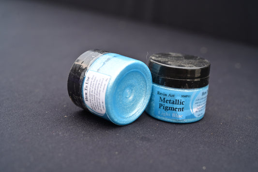 Metallic blue pigment