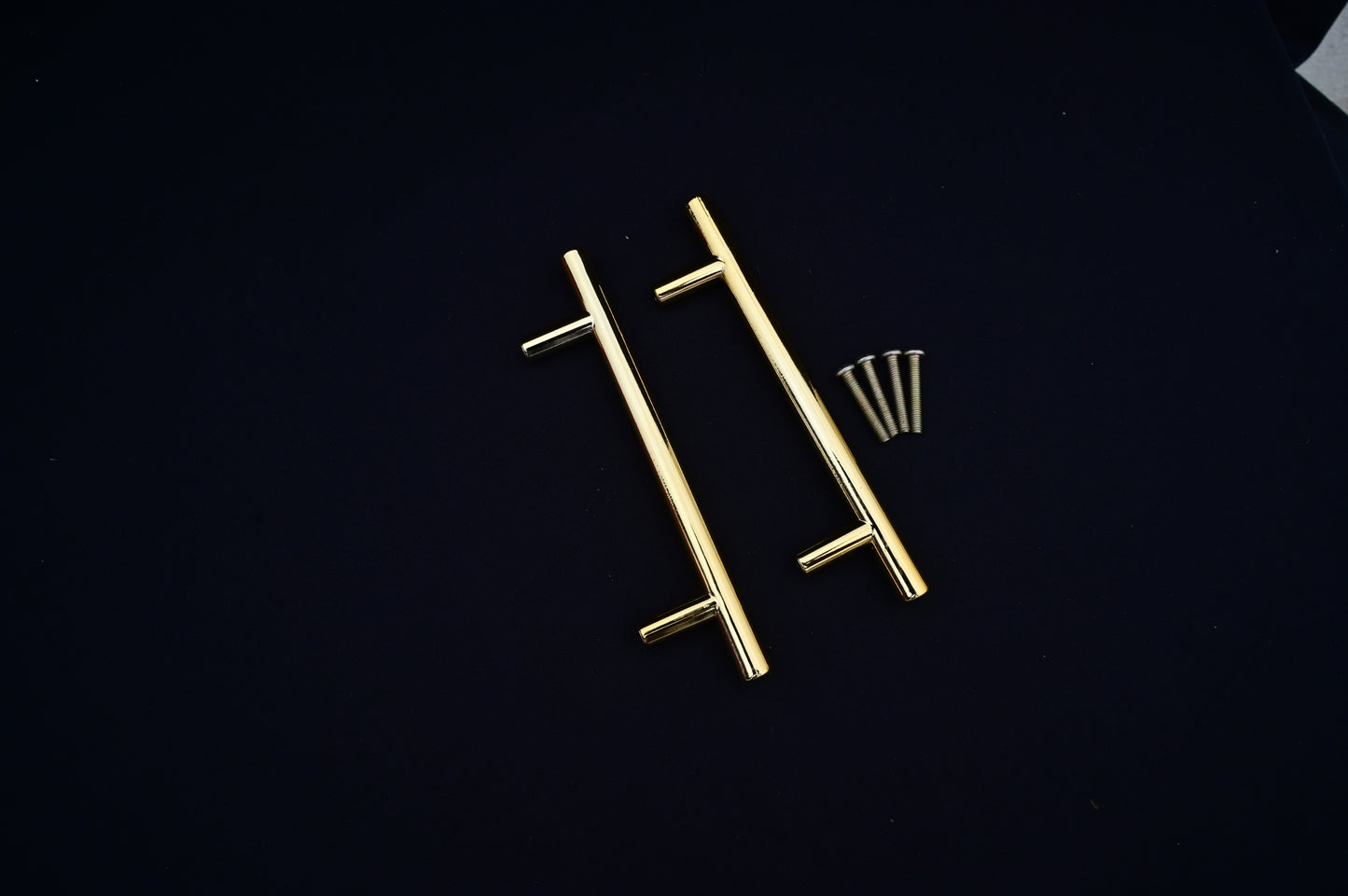 Golden Straight Metal Handle