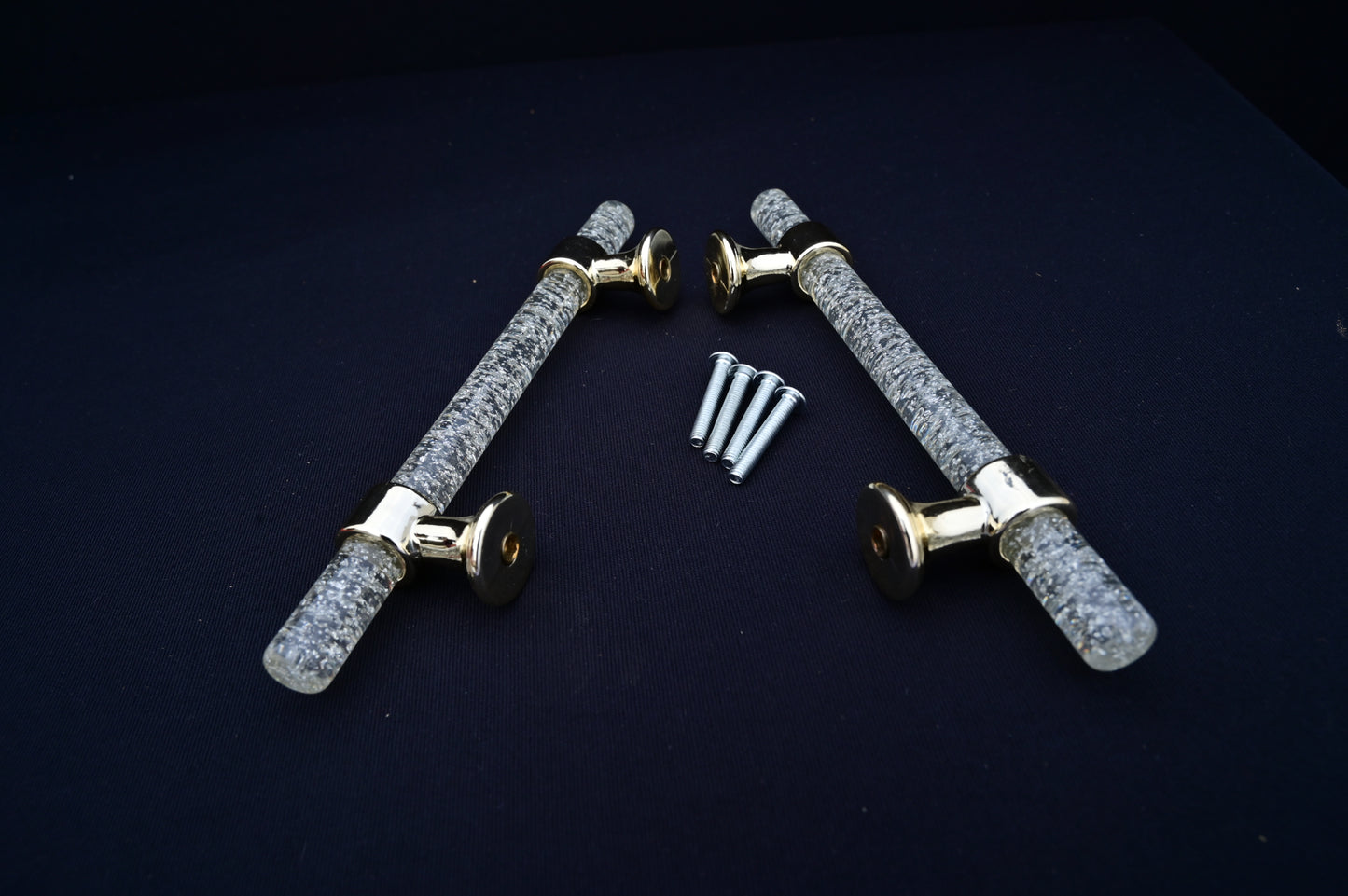 Silver Flakes Handle